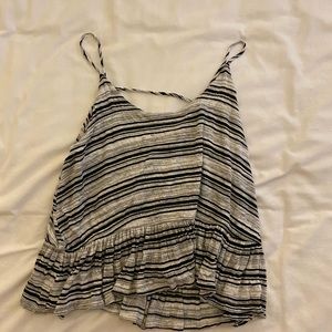 Black and white tank